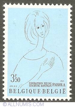 Image #1 of 3,50 Francs 1970 - Queen Fabiola Foundation