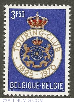 3,50 Francs 1971 - 75th Anniversary of Touring Club of Belgium