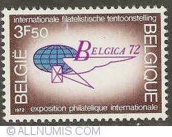 3,50 Francs 1972 - Belgica 72