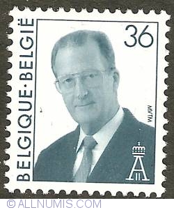 Image #1 of 36 Francs 1997 - King Albert II