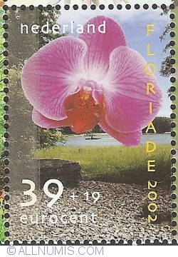 Image #1 of 39+ 19 Euro Cent 2002 - Orchid