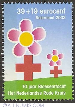 39 + 19 Euro Cent 2002 - Red Cross