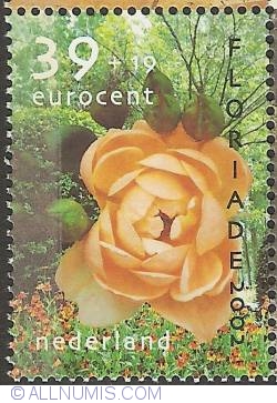 Image #1 of 39+ 19 Euro Cent 2002 - Rose