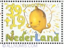 Image #1 of 39 + 19 Eurocent 2004 - Children's Stamps - Lemon