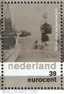 Image #1 of 39 Eurocent 2003 - Closing of the Wieringermeer 1929
