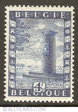 Image #1 of 4 + 2 Francs 1950 - British memorial, Hertain