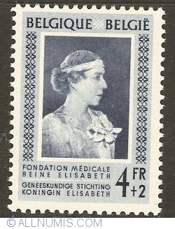 Image #1 of 4 + 2 Francs 1951 - Medical Foundation Queen Elisabeth