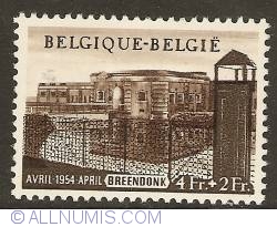 Image #1 of 4 + 2 Francs 1954 - Fort Breendonk
