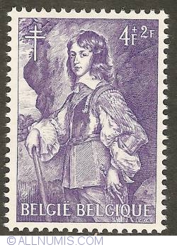 Image #1 of 4 + 2 Francs 1964 - Sir Anthony van Dijck - William II Prince of Orange