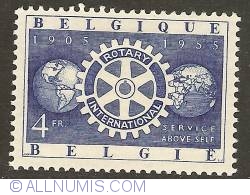 4 Francs 1954 - Rotary International