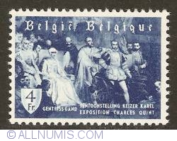 Image #1 of 4 Francs 1955 - Charles V and Ghent