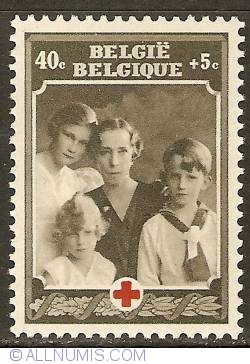 40 + 5 Centimes 1939 - Royal Family