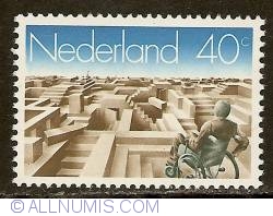 40 Cent 1977 - Landscape inaccessible for Handicapped People