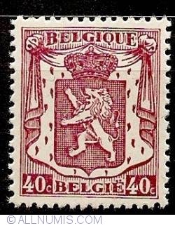 40 Centimes 1938- Coat of arms