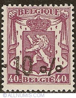 Image #1 of 40 Centimes 1946 with overprint -10%