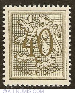 40 Centimes 1951 - Heraldic Lion