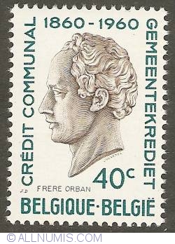 40 Centimes 1960 - Gemeentekrediet - Frère-Orban