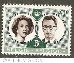 Image #1 of 40 Centimes 1960 - Royal Marriage