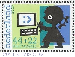 44 + 22 Euro Cent 2007 - Children's Stamp