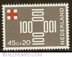 45 + 20 Cent 1967 - Red Cross