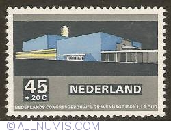 Image #1 of 45 + 20 Cent 1969 - J.J.P. Oud - Dutch Congress Center The Hague