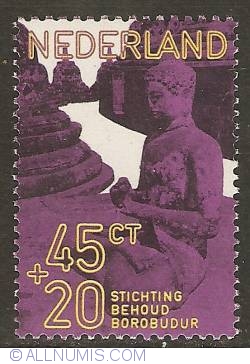 Image #1 of 45 + 20 Cent 1971 - Borobudur Foundation