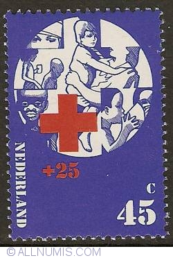 45 + 25 Cent 1972 - Red Cross