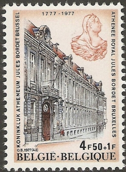 Image #1 of 4,50 + 1 Francs 1977 - Royal Atheneum Jules Bordet