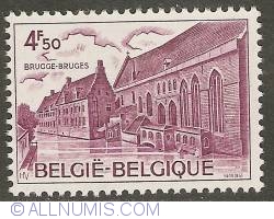 4,50 Francs 1975 - Bruges - Old St. John's Hospital