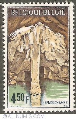 4,50 Francs 1976 - Grottos of Remouchamps