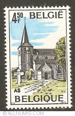 4,50 Francs 1977 - As - St. Aldegonde Church