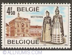 Image #1 of 4,50 Francs 1978 - Wetteren - City Hall and Giants