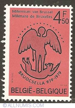Image #1 of 4,50 Francs 1979 - St Michael Banishing Lucifer
