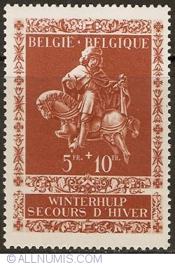 Image #1 of 5 + 10 Francs 1942 - Winter Help - St. Martin