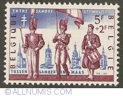 5 + 2 Francs 1958 - Marches d'Entre-Sambre-et-Meuse