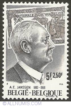 5 + 2,50 Francs 1977 - Albert-Edouard Janssen