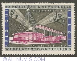 5 + 3 Francs 1958 - Expo '58 - Pavillon Telexpo