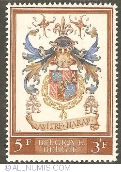 Image #1 of 5 + 3 Francs 1959 - Coat of Arms of Philip the Good