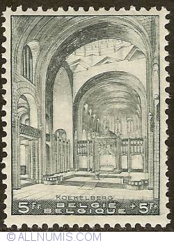 Image #1 of 5 + 5 Francs 1938 - National Basilica of the Sacred Heart