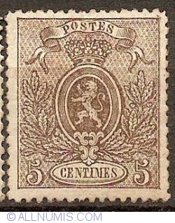 Image #1 of 5 Centimes 1866 - Small Lion