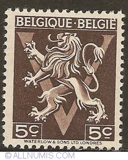 Image #1 of 5 Centimes 1944 - BELGIQUE-BELGIE