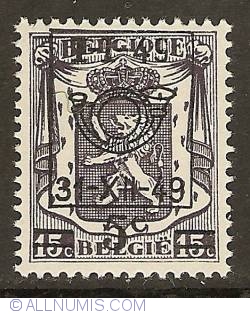 Image #1 of 5 Centimes overprint on 15 Centimes 1949