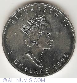 Image #1 of 5 Dollars 1996 - 1 Oz.