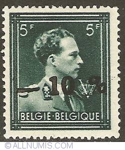 5 Francs 1946 with overprint -10%
