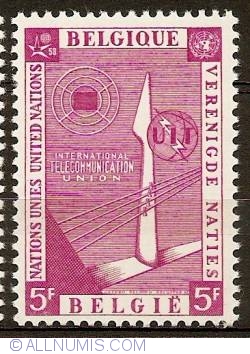 5 Francs 1958 - UNO - International Telecommunication Union