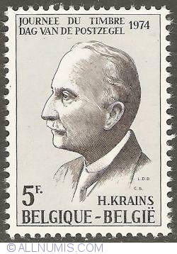 Image #1 of 5 Francs 1974 - Hubert Krains