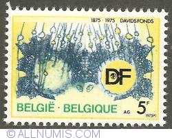 Image #1 of 5 Francs 1975 - Davidsfonds
