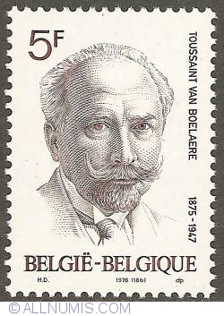 Image #1 of 5 Francs 1976 - Fernand Victor Toussaint van Boelaere