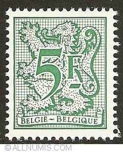 Image #1 of 5 Francs 1979 - Heraldic Lion