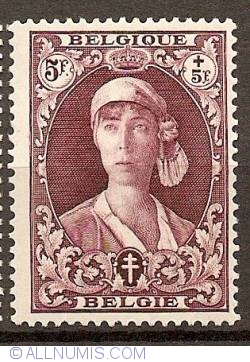 Image #1 of 5 Francs + 5 Francs 1931 - Queen Elisabeth